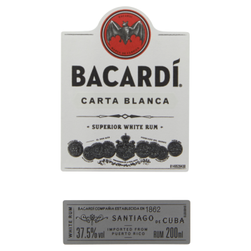 Bacardi Rum Carta Blanca