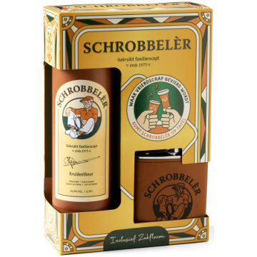 Schrobbelèr Geschenkverpakking met Luxe Zakflacon