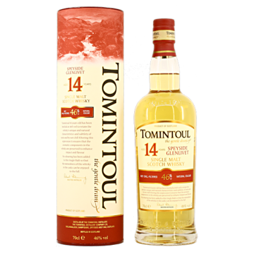 TOMINTOUL 14 YEARS OLD Speyside Single Malt Whisky
