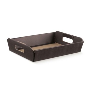 Dienblad karton leather look