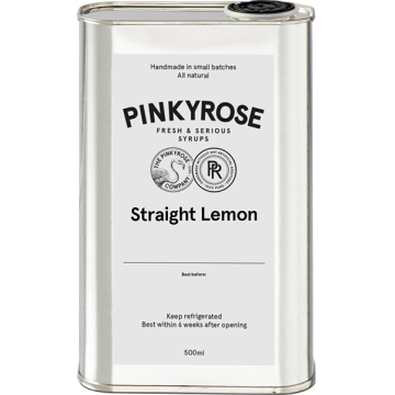 Pinkyrose siroop Straight Lemon