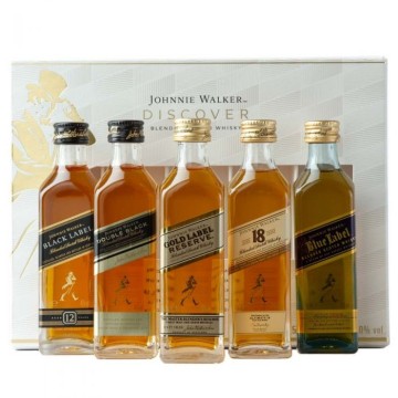 Johnnie Walker Whisky Discover Giftset 5x5cl