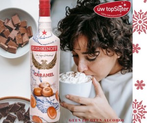 Rushkinoff caramel in warme chocolademelk - mixtip - uw topSlijter