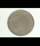 Ronde schaal houtlook